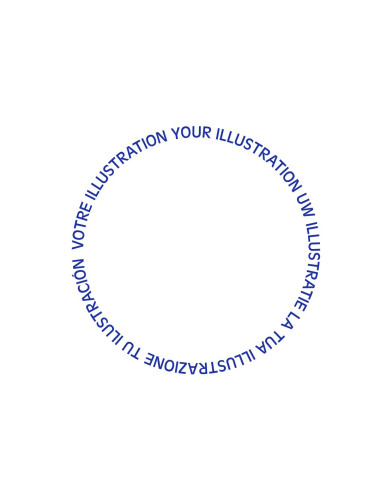 Wanderstock-Abzeichen personalisiert aus Messing 40 mm
